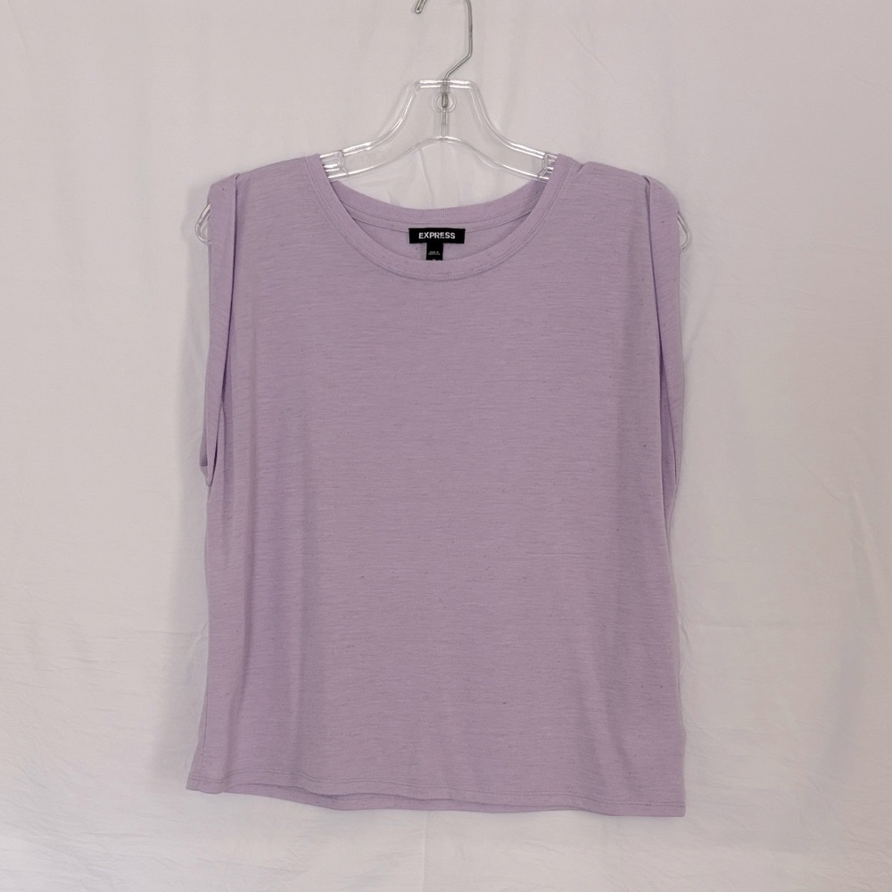 Express‎ Lavender Muscle Tee